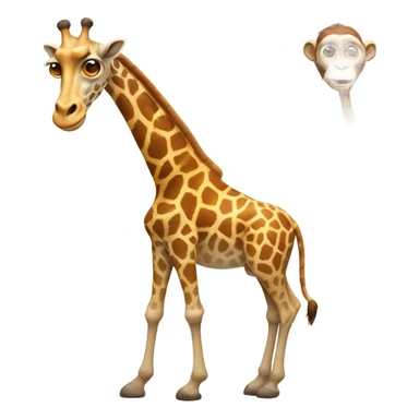 monkey mixed with a giraffe sticker