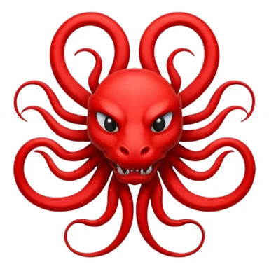 Can you generate me a emoji flag of the fictional world war two team hydra from Captain America? Can you make it the exact logo from the movie? TAKE AN EXACT COPY FROM THE MOVIE sticker