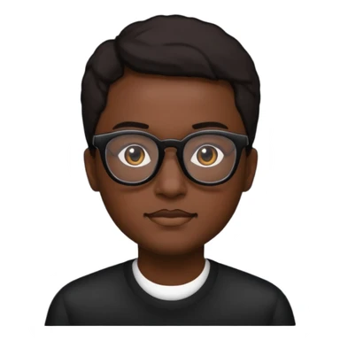 ponle unas gafas negras sticker