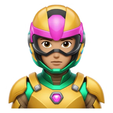 cyberpunk power ranger sticker