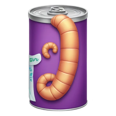 Can of worms sticker