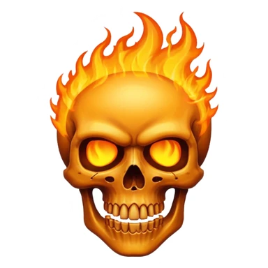 Ghostrider skull sticker