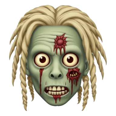 Zombie dreadhead  sticker