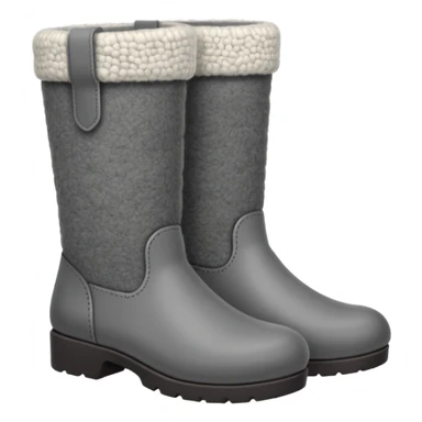 Russian felt boots made of wool sticker