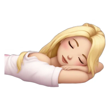 egirl sleeping cute sticker