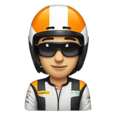 Tiger F1 driver sticker