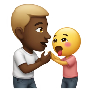 Sending a kiss sticker