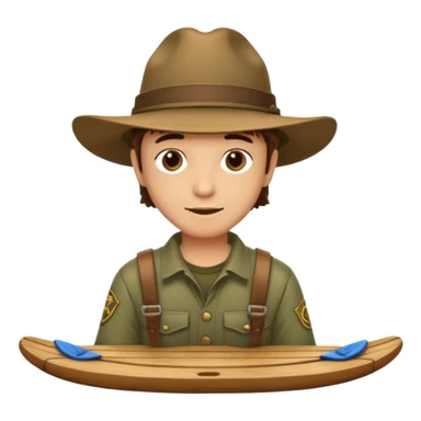 ranger on a raft sticker
