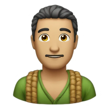 Papanoel moderno sticker