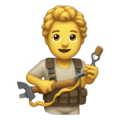 Inflando cachetes sticker