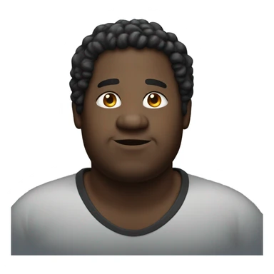 Fat black dude sticker