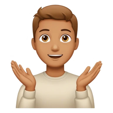 Clap with eyes sticker