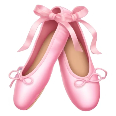 Pink ballet shoes sticker