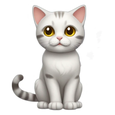 british cat with wings sticker