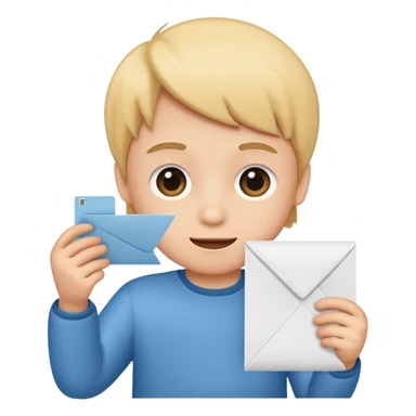 make the kid hold a paper that says F sticker