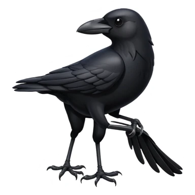crow symbol  sticker