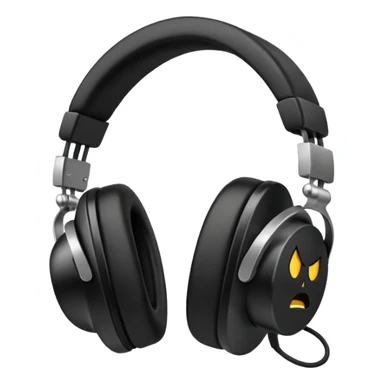 angry headphones sticker
