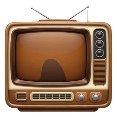 vintage television sticker