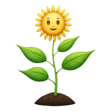 Giant seed plant growing sticker