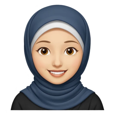 Women with hijab sticker