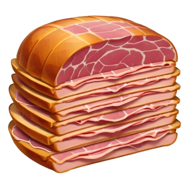 sliced ham sticker