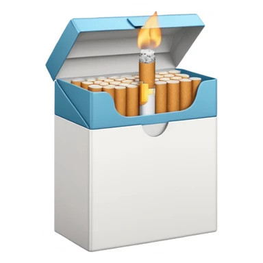 cigarette box sticker