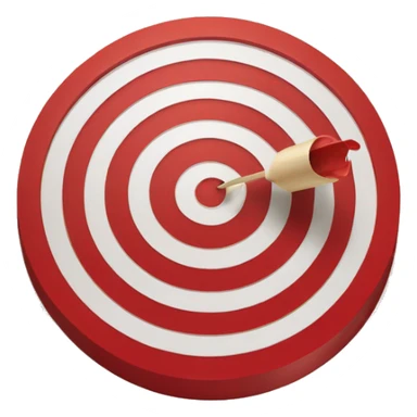 Red Target Logo sticker