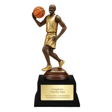 Basketball throphy sticker