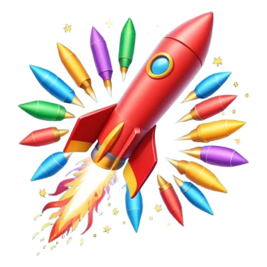 firework rocket sticker