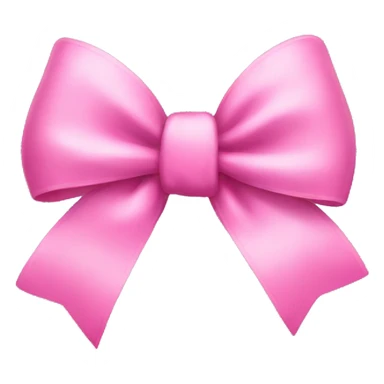 pink bow sticker