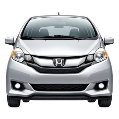 silver honda fit sticker