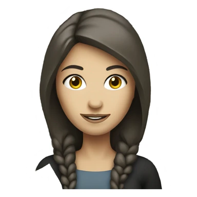 Brunette white woman with money sticker