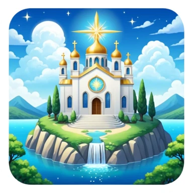 gorgeous beautiful sparkly heavenly divine spiritual aesthetic full scenic SCENERY sticker