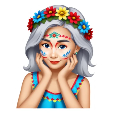 Flower-Crowned Dancer sticker