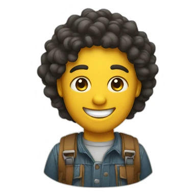 Happy designer sticker