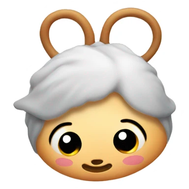 a fish-shaped bun sticker