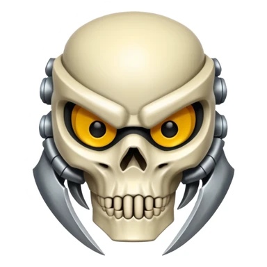 bone predator armor sticker