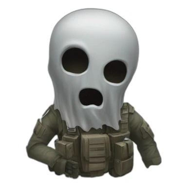 ghost call of duty sticker