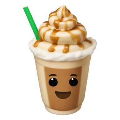 caramel frappuccino sticker