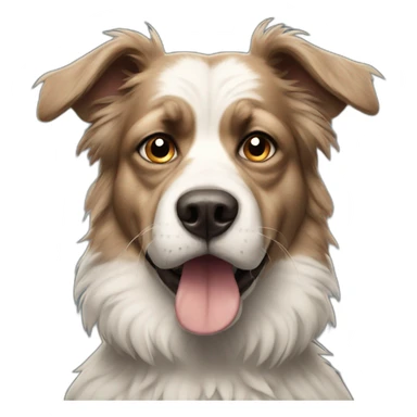 Grumpy Aussie dog sticker