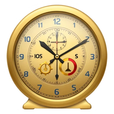 clock and trading graph sticker