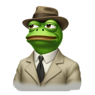 pepe the frog concentrated trader sticker