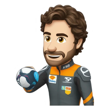 Alonso ganando la 33 sticker