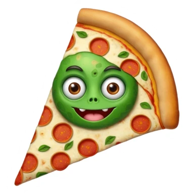 Pizza mom monster sticker