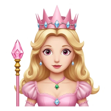 Glinda, the good witch pink sticker