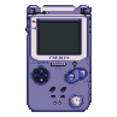 Retro game boy sticker