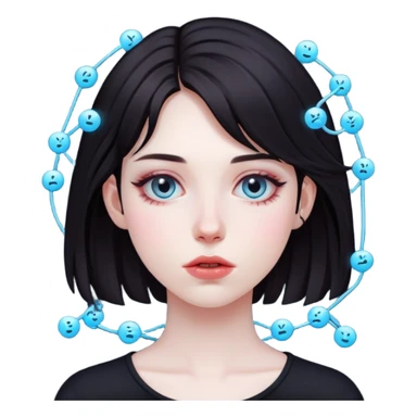 Nodes e-girl sticker