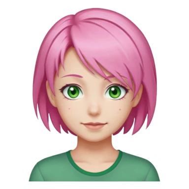 Mitsuri Kanroji, ultra détaillé, sourire narquois  sticker