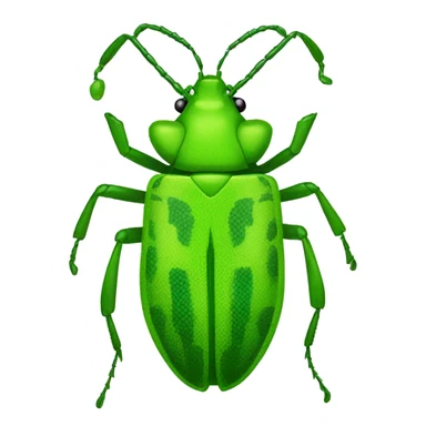 acid green scorpio bug sticker