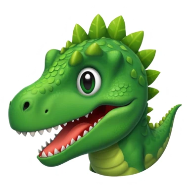 Dinosaur heart eyes  sticker